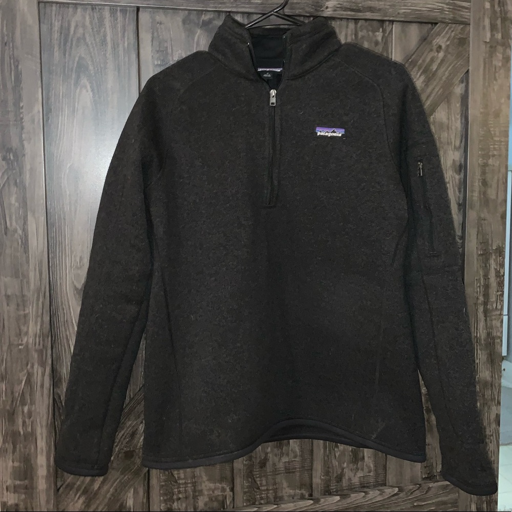 Black Patagonia Better Sweater 1/4 ZIP